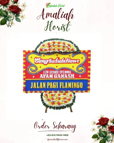 Sewa Papan Bunga Karang Lantang